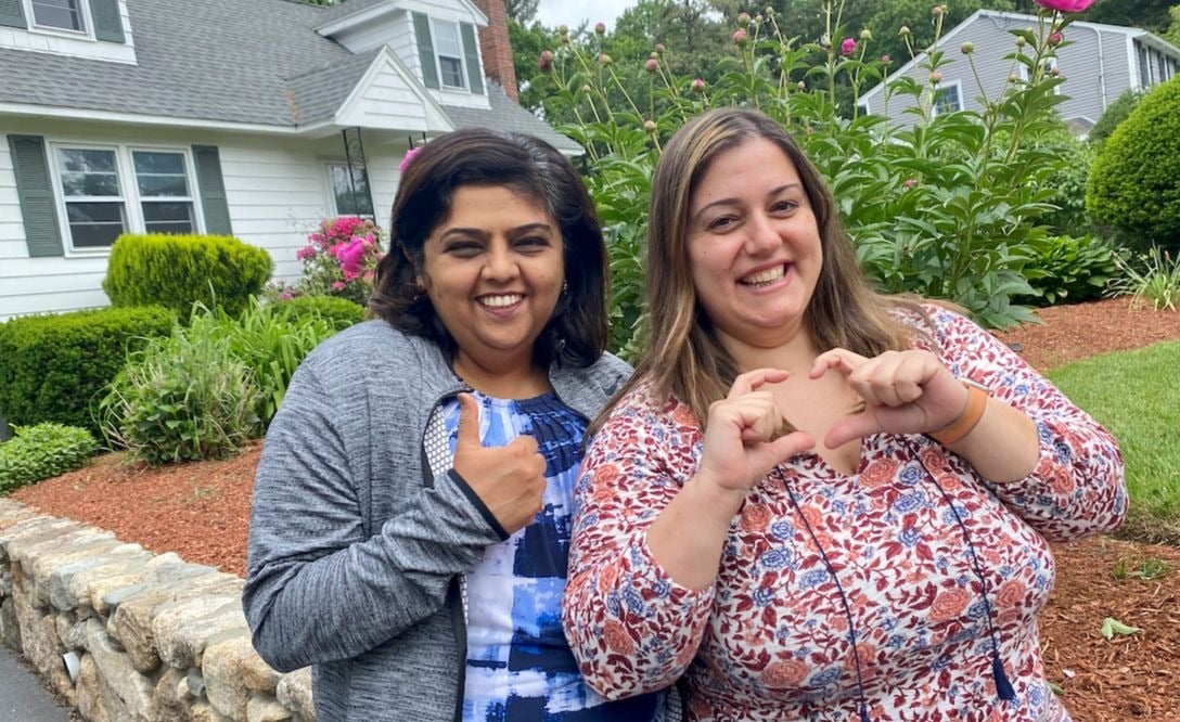 Asli and Setu - bought in Burlington, sold in Lynn