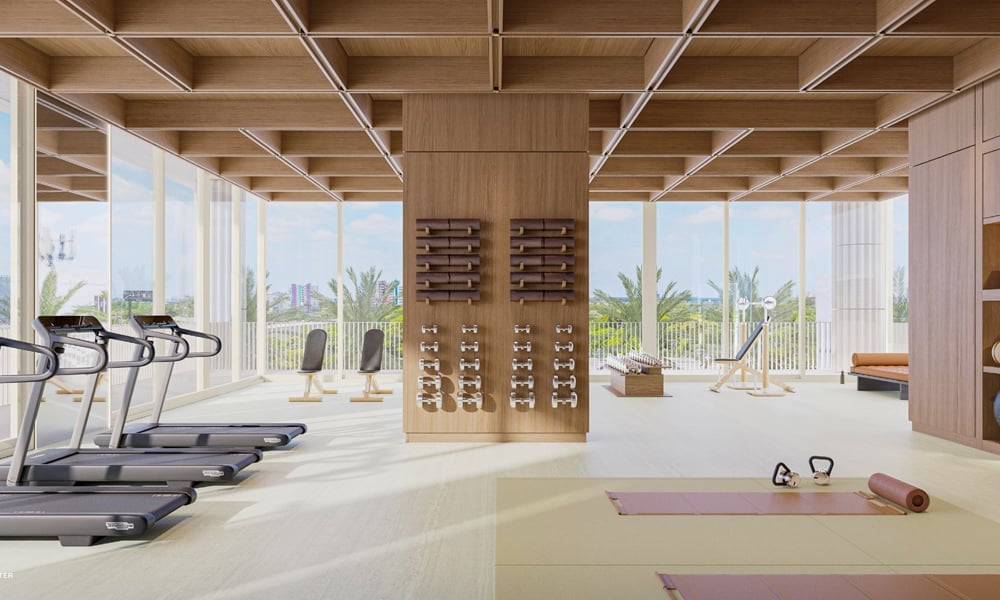 Fouquet's Hotel and Residences gym