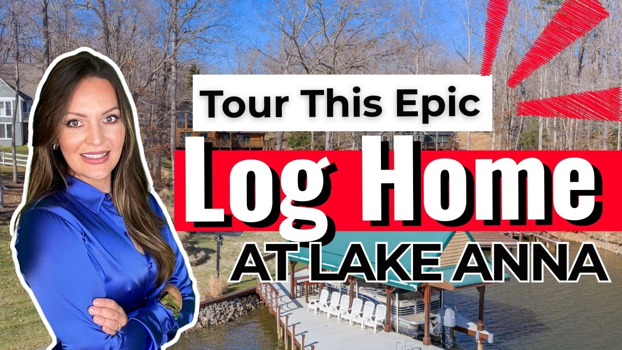 Waterfront Log Home Tour 