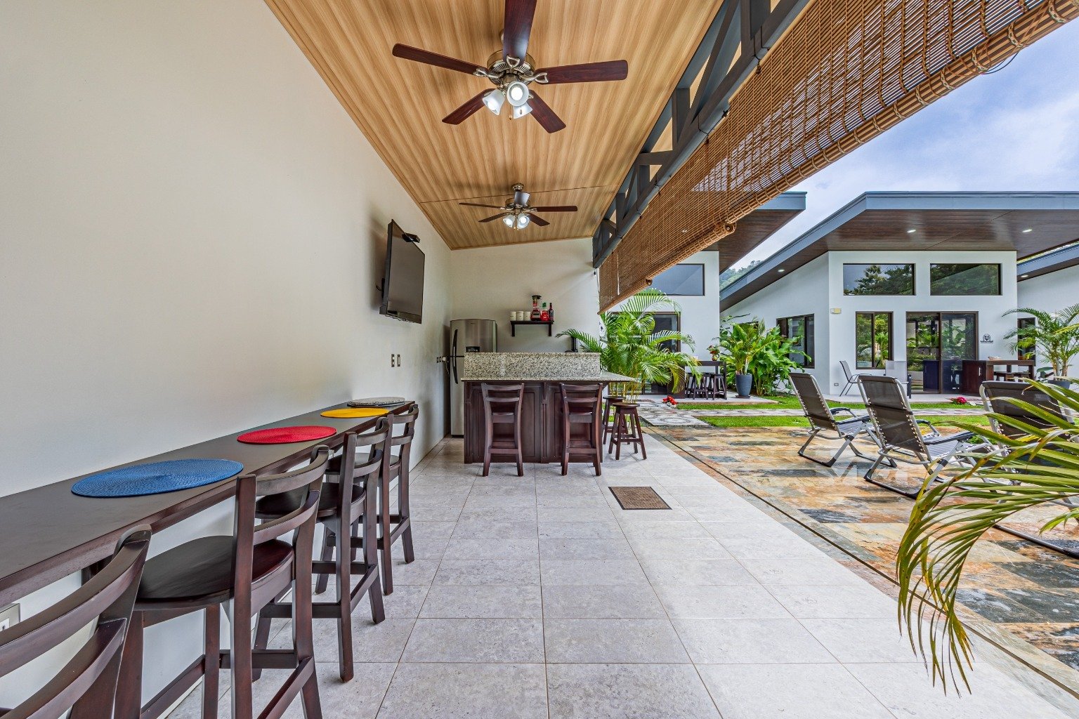 Incredible turnkey investment opportunity, 3 Rental villas, and a 2 Bedroom Home with a large pool.