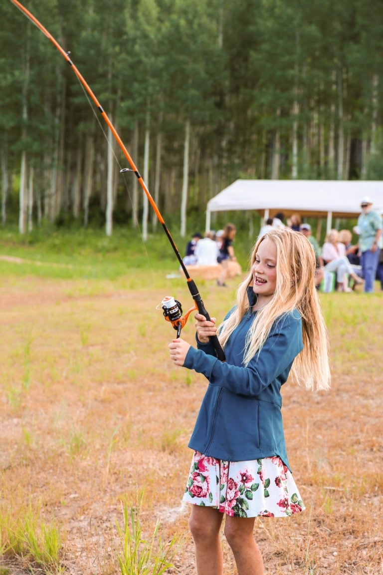 Fishing in The Colony at White Pine Canyon