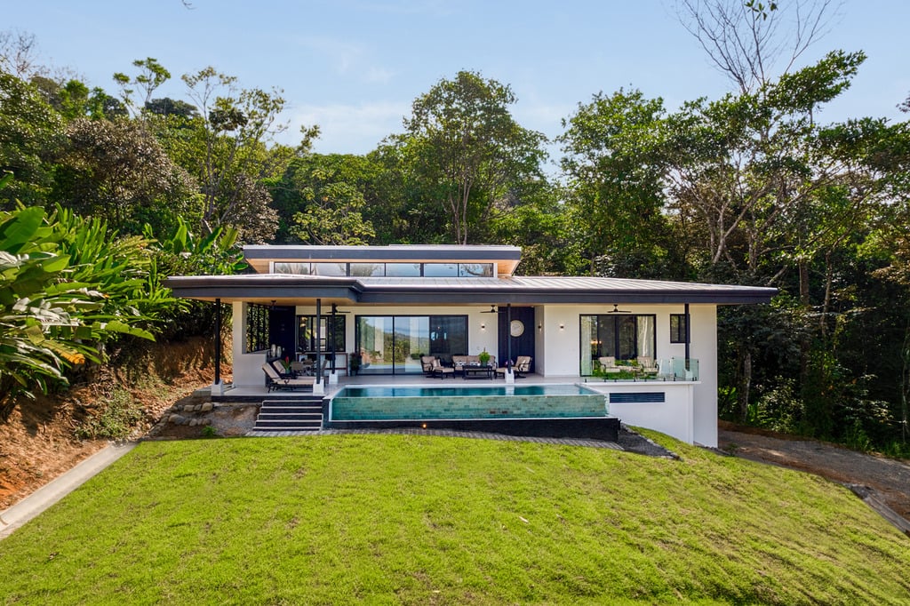 New Ocean View Luxury Home Bordering Forest Reserve