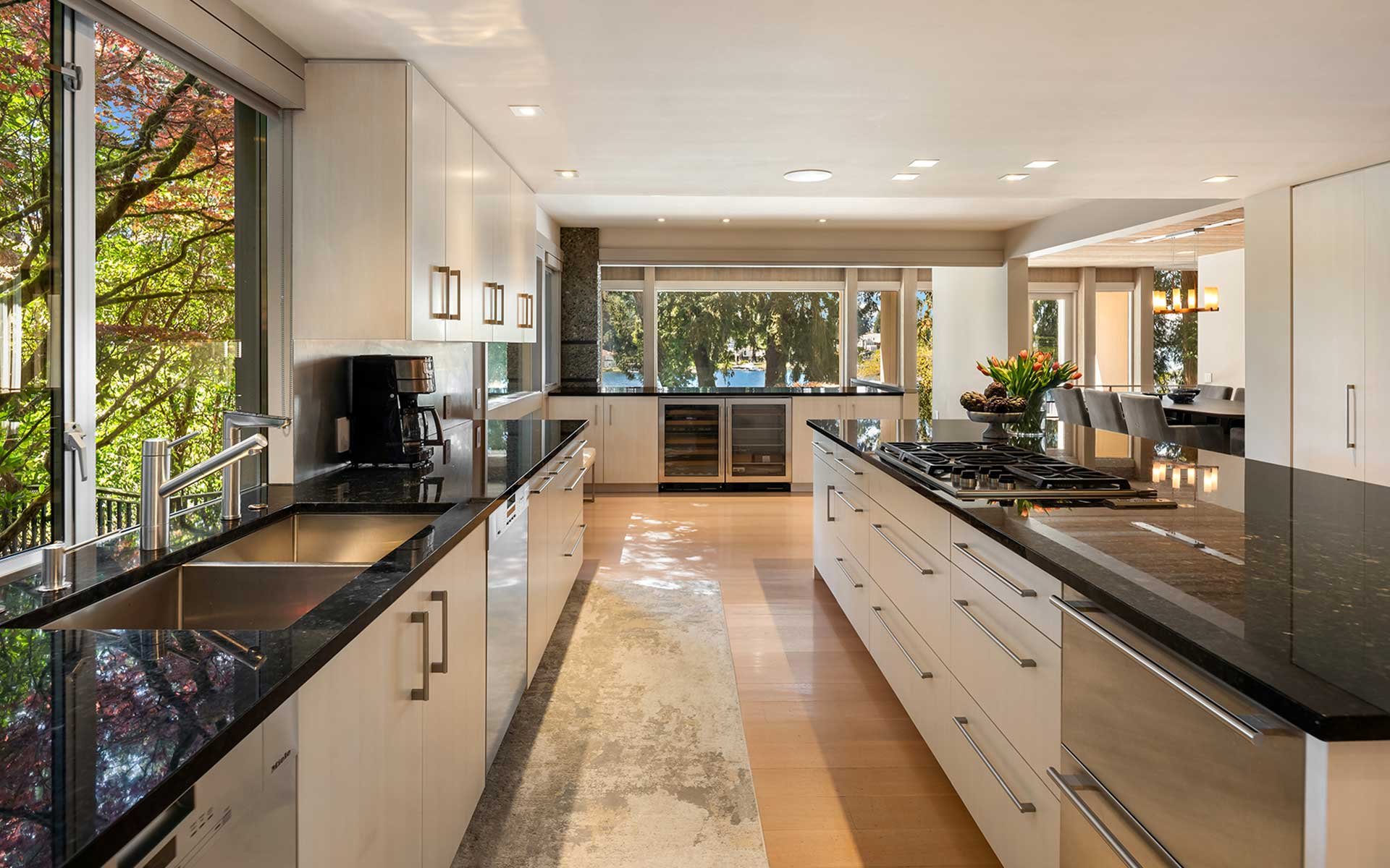 Gated Hunts Point Waterfront Contemporary with a Stunning Olson Kundig Refresh