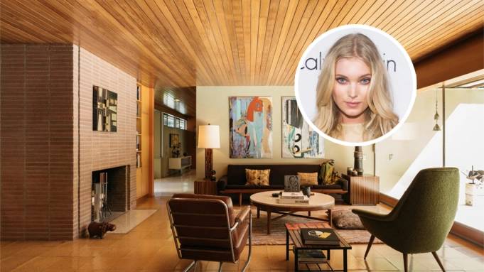 Supermodel Elsa Hosk Catwalks Into Richard Neutra’s Groovy Wilkins House