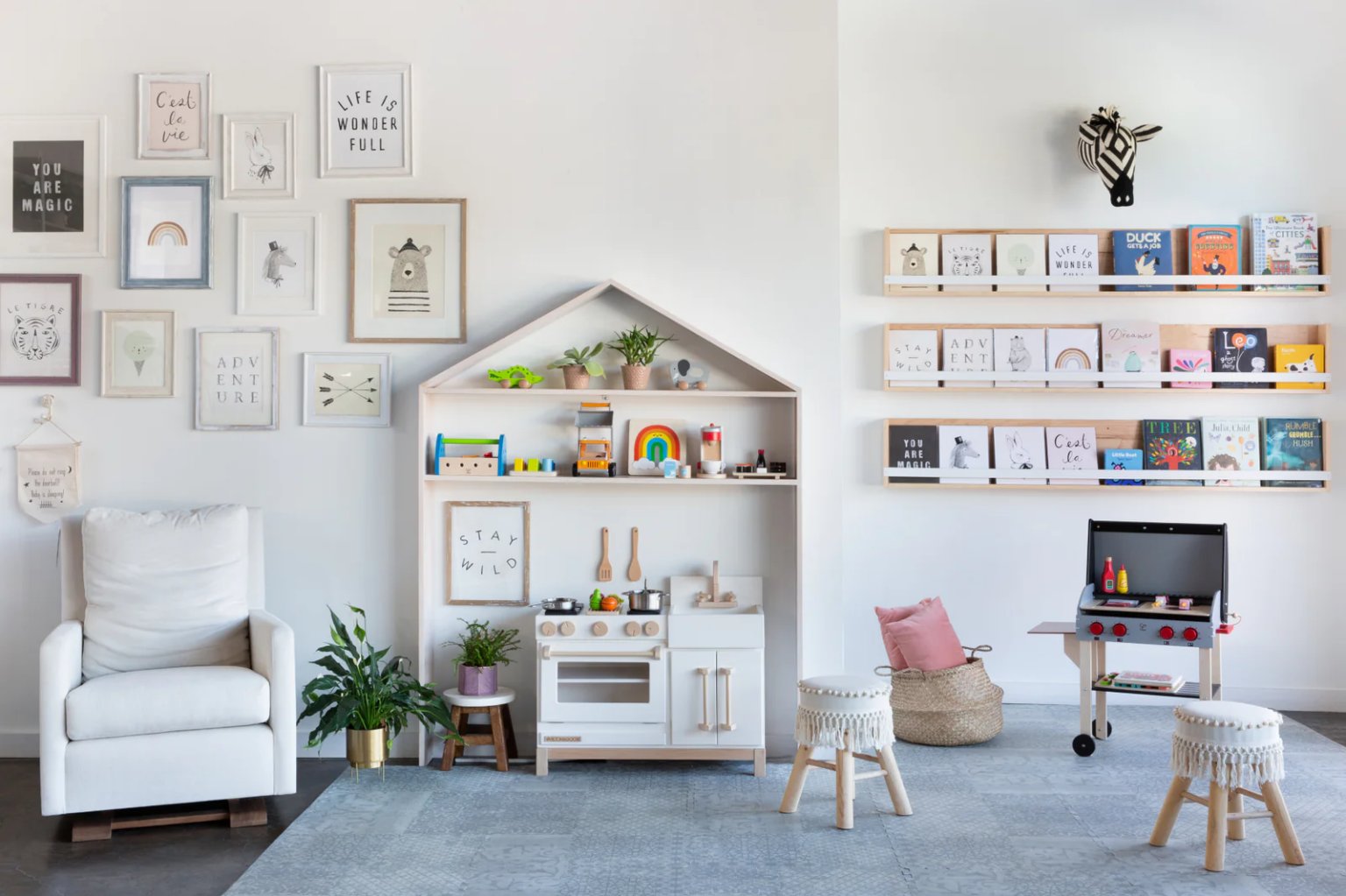 Guest houses with green lawn