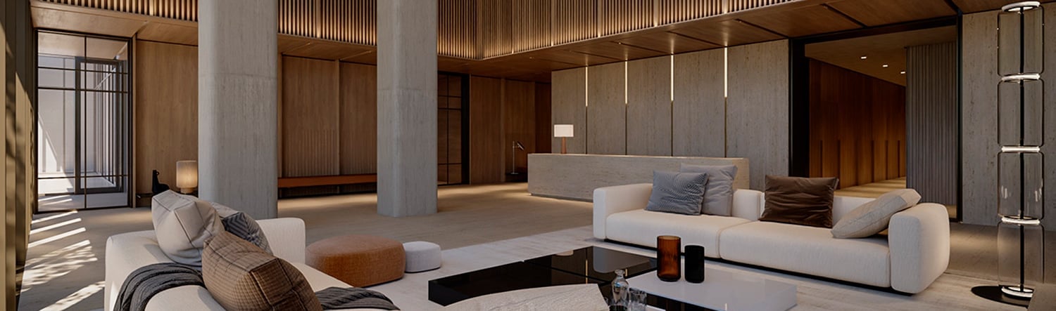 HQ Residences Edgewater lobby