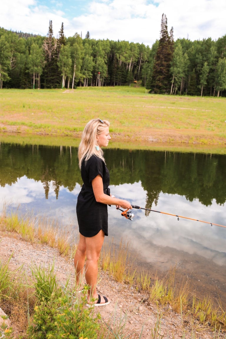 Fishing in The Colony at White Pine Canyon