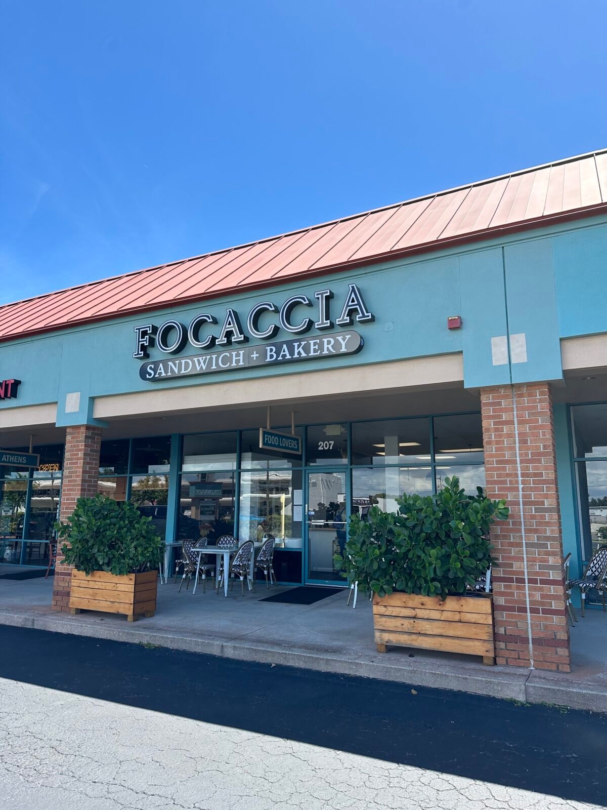 Our Dining Experience at Focaccia Sandwich & Bakery