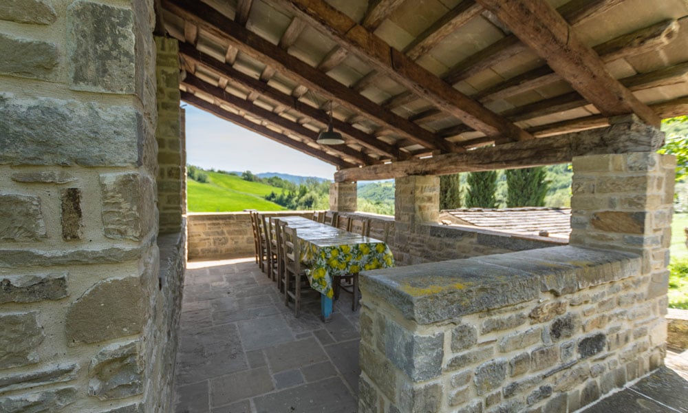 Stone Farmhouse Immersed In Nature