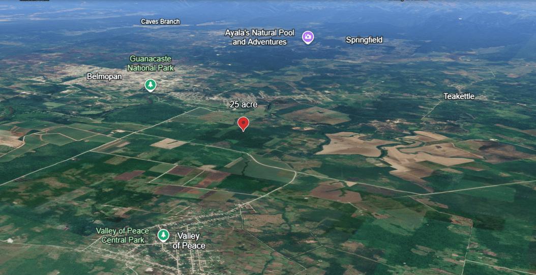 25 Acres Freehold Farm/Estate Land | 300+ ft Elevation | All-Weather Access | Cayo District | $375,000 USD