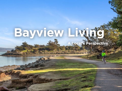 Waterfront walking path at Candlestick Point in Bayview San Francisco, highlighting the lifestyle and outdoor recreation near 5900 3rd Street.