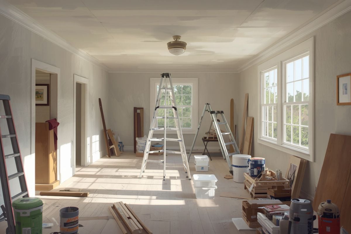 A Hilton Head home being renovated to increase it's value