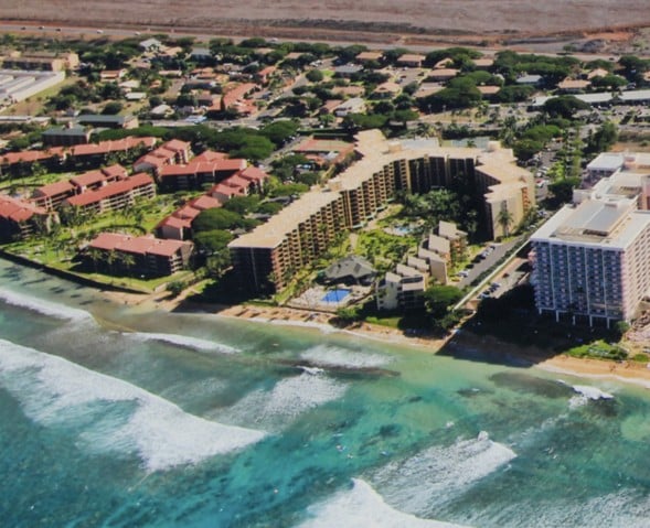 papakea aerial featuring kaanapali shores