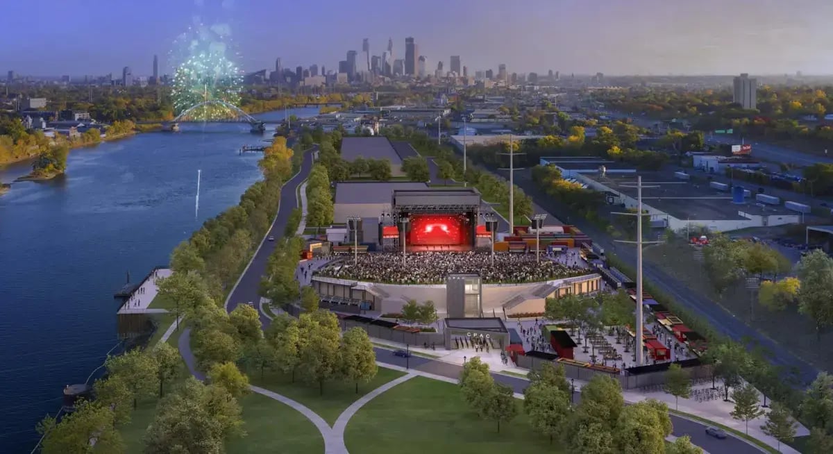 Minneapolis Considers 8,000-Seat Northside Amphitheater at Upper Harbor Terminal