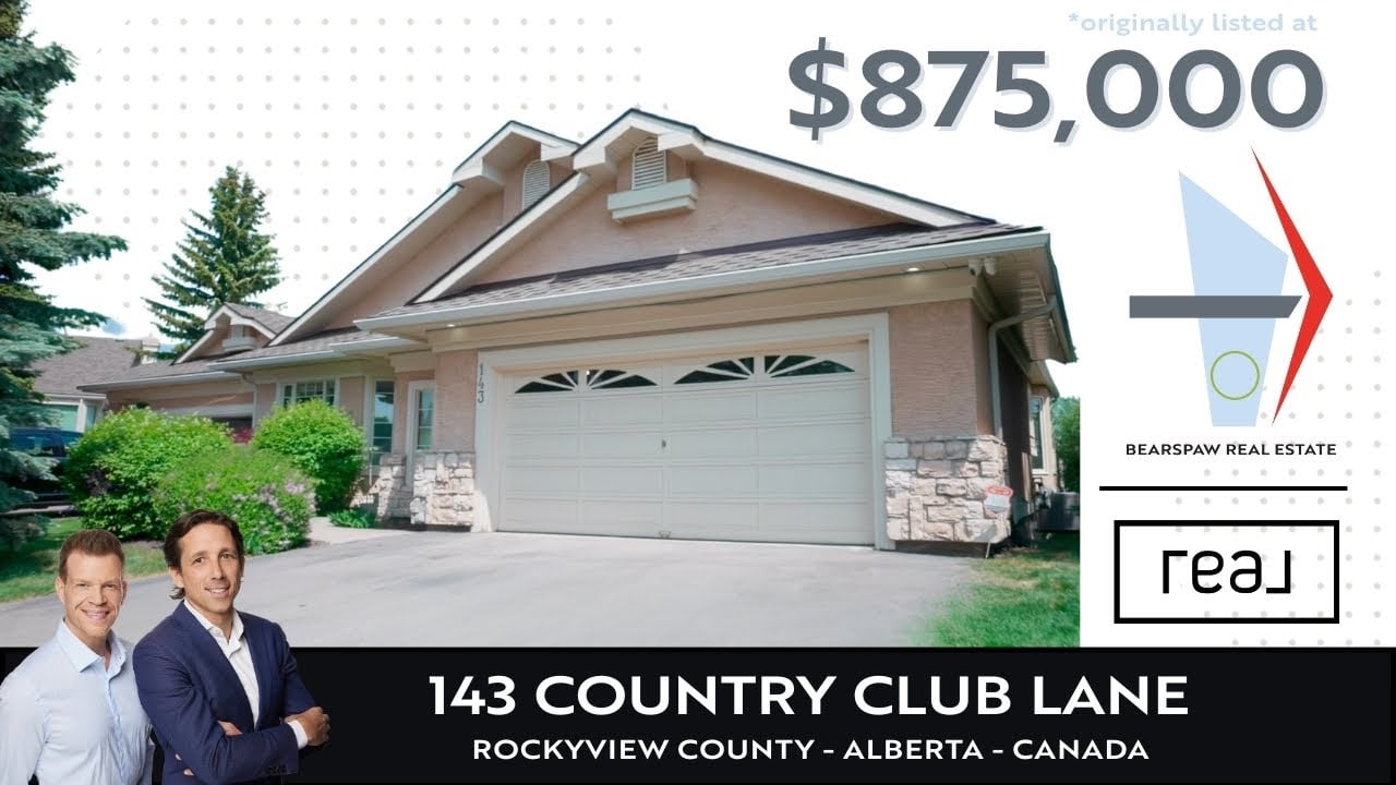 Bearspaw Real Estate Luxury Tour - 143 Country Club Lane