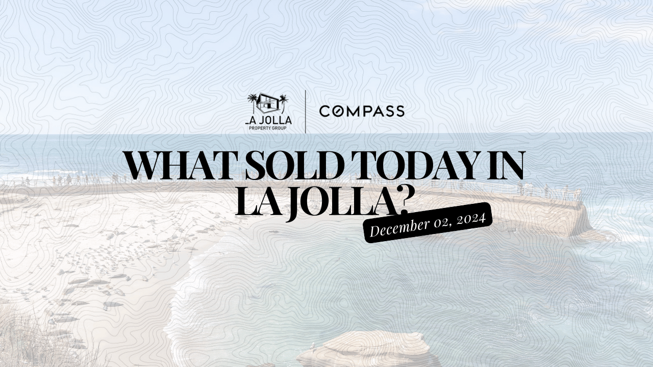 What Sold Today in La Jolla?