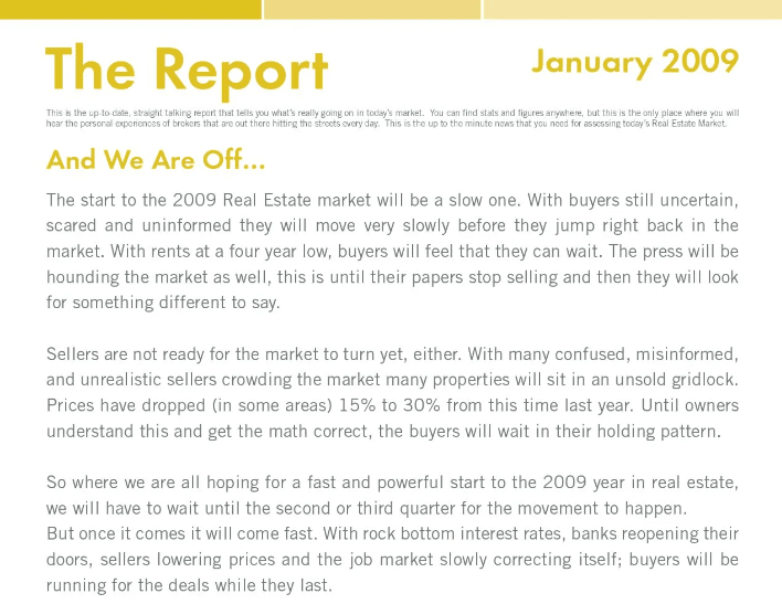 The Meier Report - January 2009