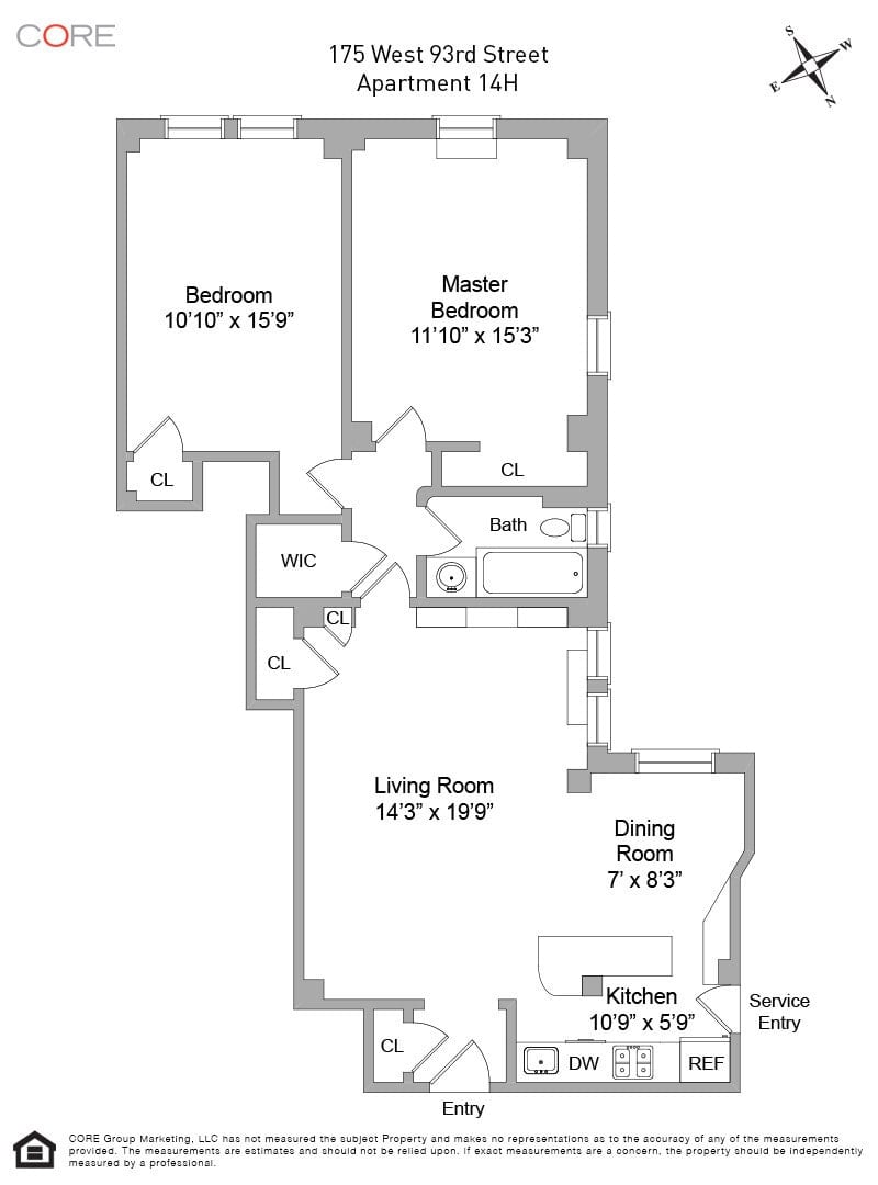 175 West 93rd Street Unit: 14H