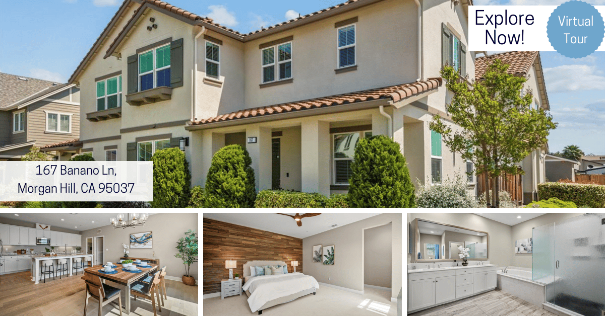 [Virtual Tour] Stunning Solera Ranch 3-Bed/2.5-Bath Townhome in Morgan Hill