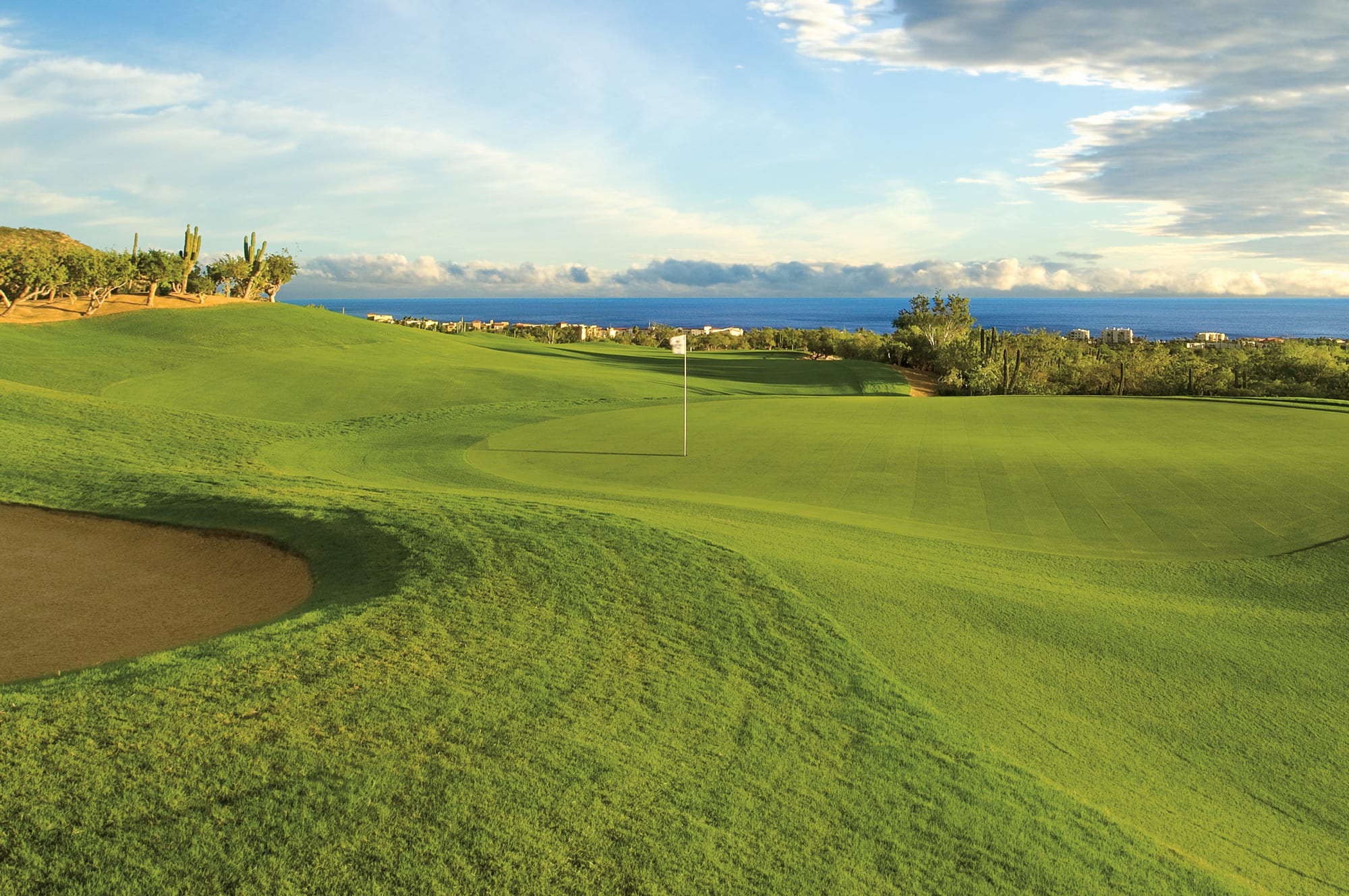 stunning green grass golf course