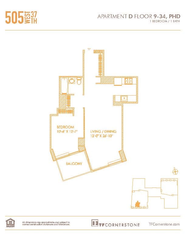 505 West 37th Street, Apt 34D