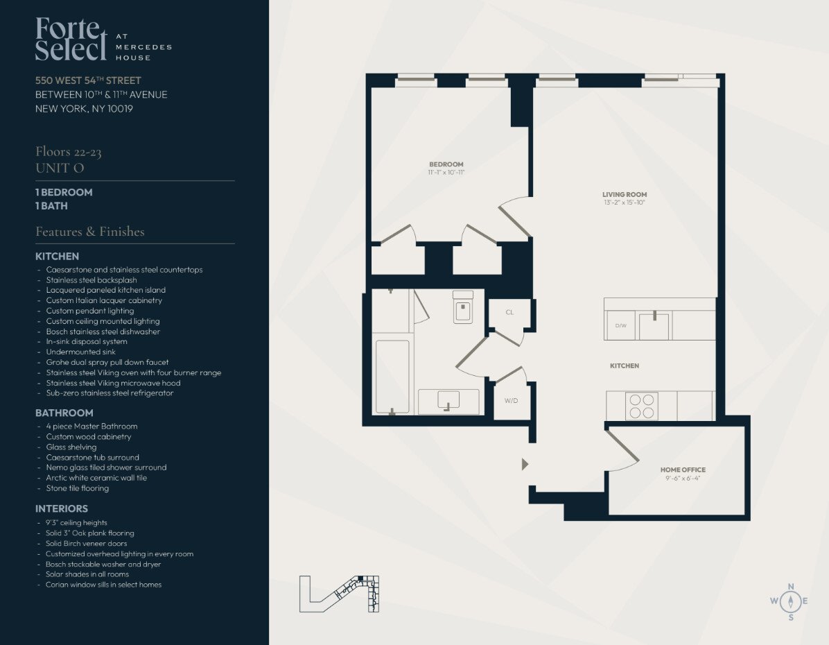 550 West 54th Street, Apt 23Y