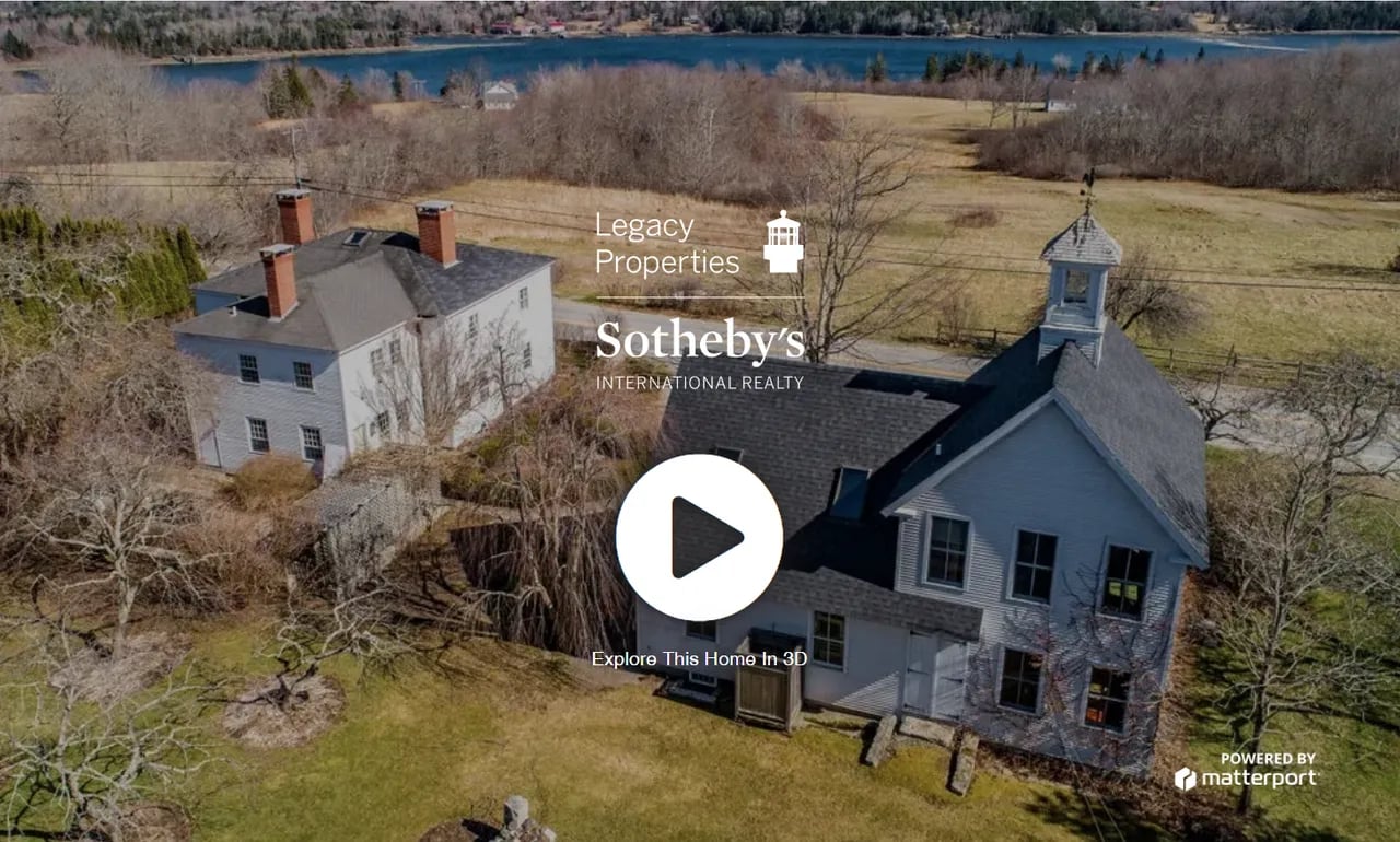 Explore this Historic Midcoast Home and Guest House on 12 Acres with a 3D Virtual Tour
