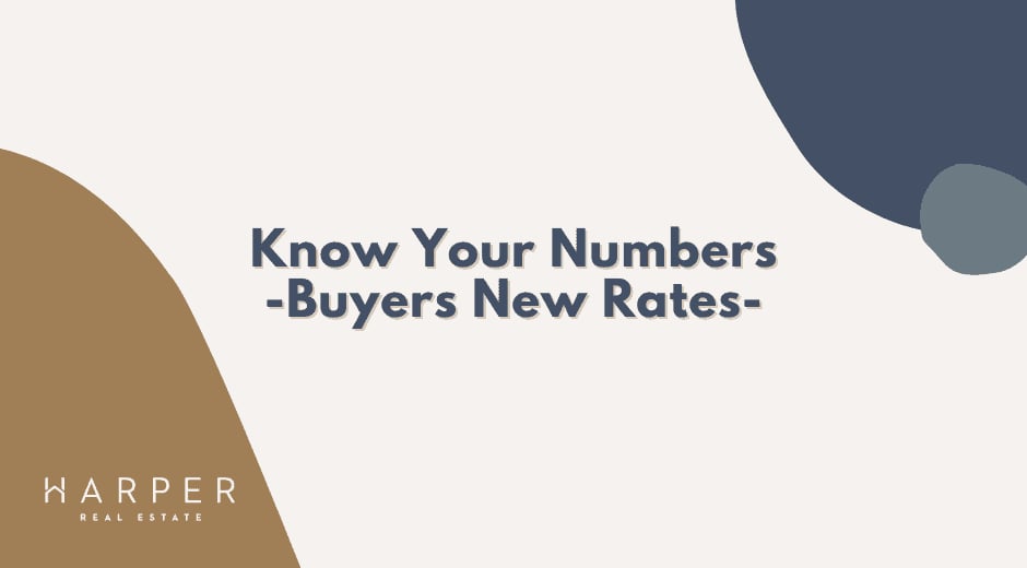 Know Your Numbers – Buyers New Rates