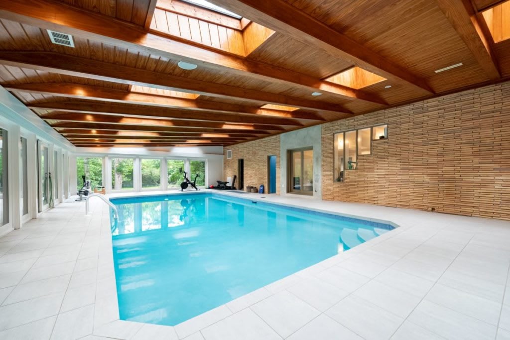 Indoor Pool Steals the Show of Mid-Century Modern Masterpiece