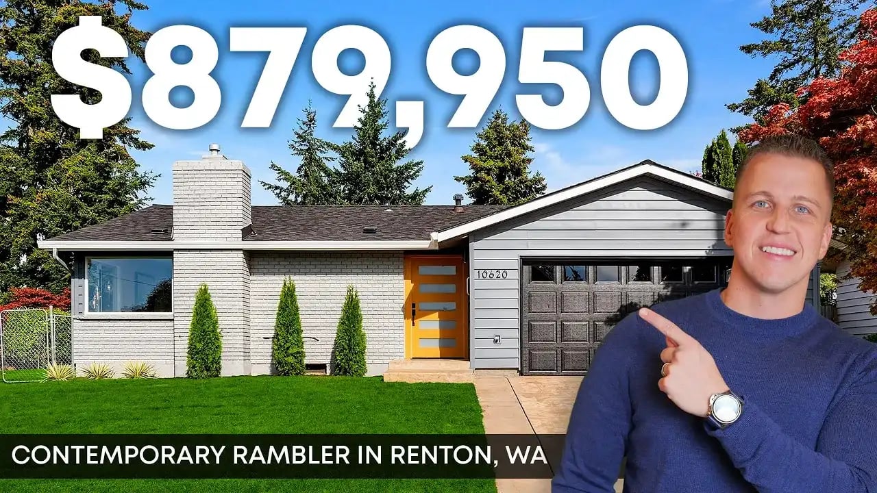 Contemporary Rambler in Renton, WA - $879,950