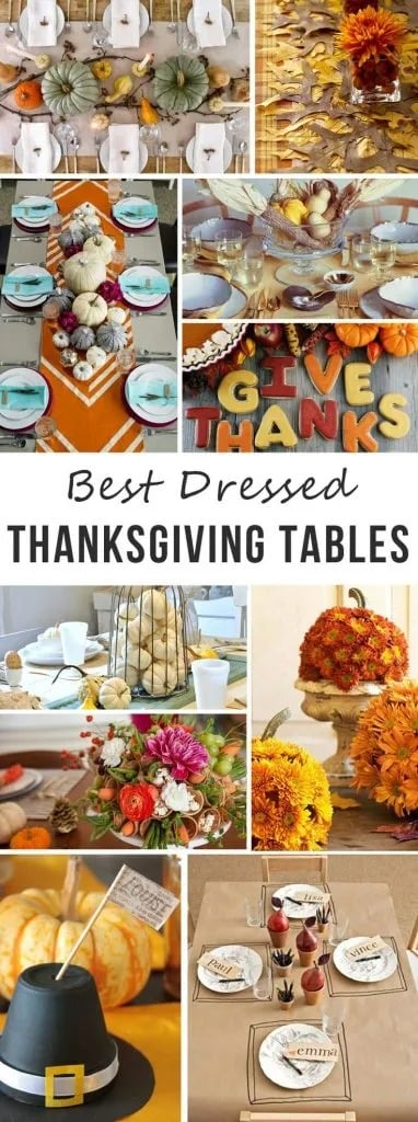 Setting a Thanksgiving Table