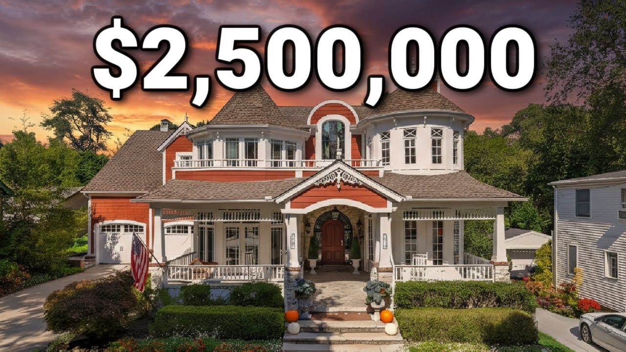 Inside a Faux Victorian Mansion Near Detroit