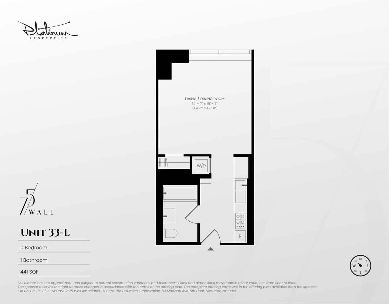 75 Wall Street, Apt 19I