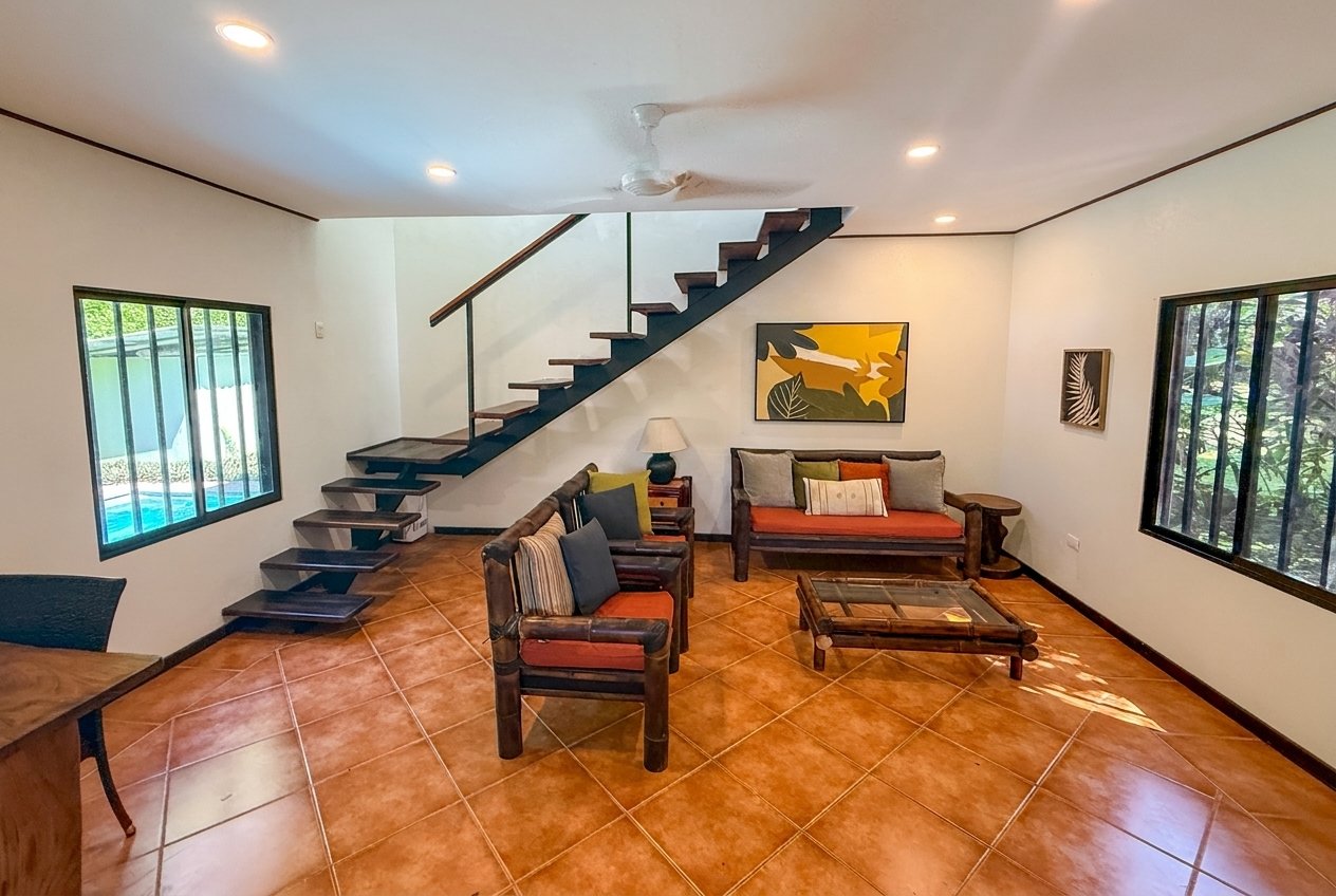 Serene 2-Bedroom Jungle Sanctuary with Private Pool & Gorgeous Balcony Views on Calle Buganvillea in Ojochal Costa Rica