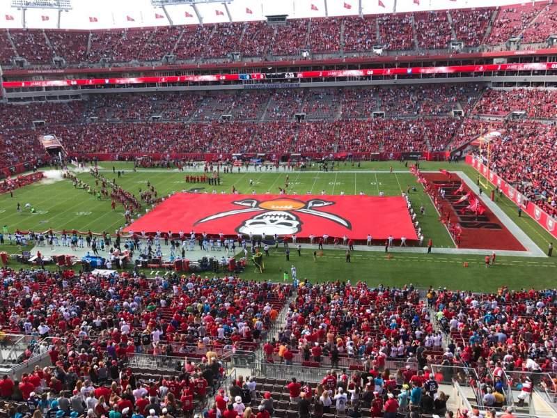 ampa Bay Buccaneers game day at Raymond James Stadium in Tampa Florida
