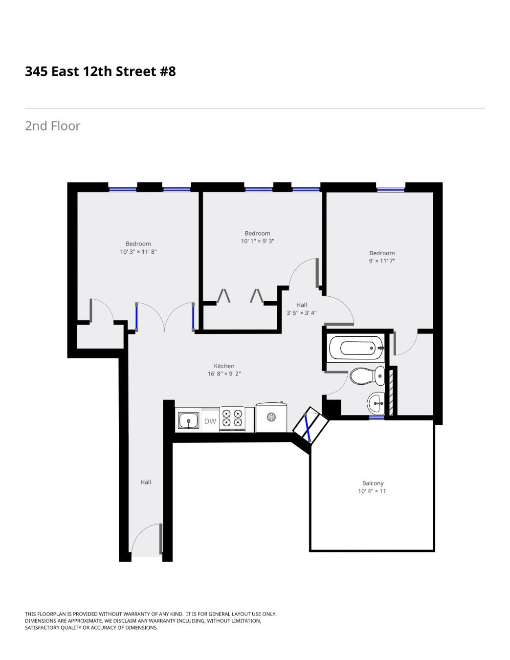 345 East 12th Street Unit: 8