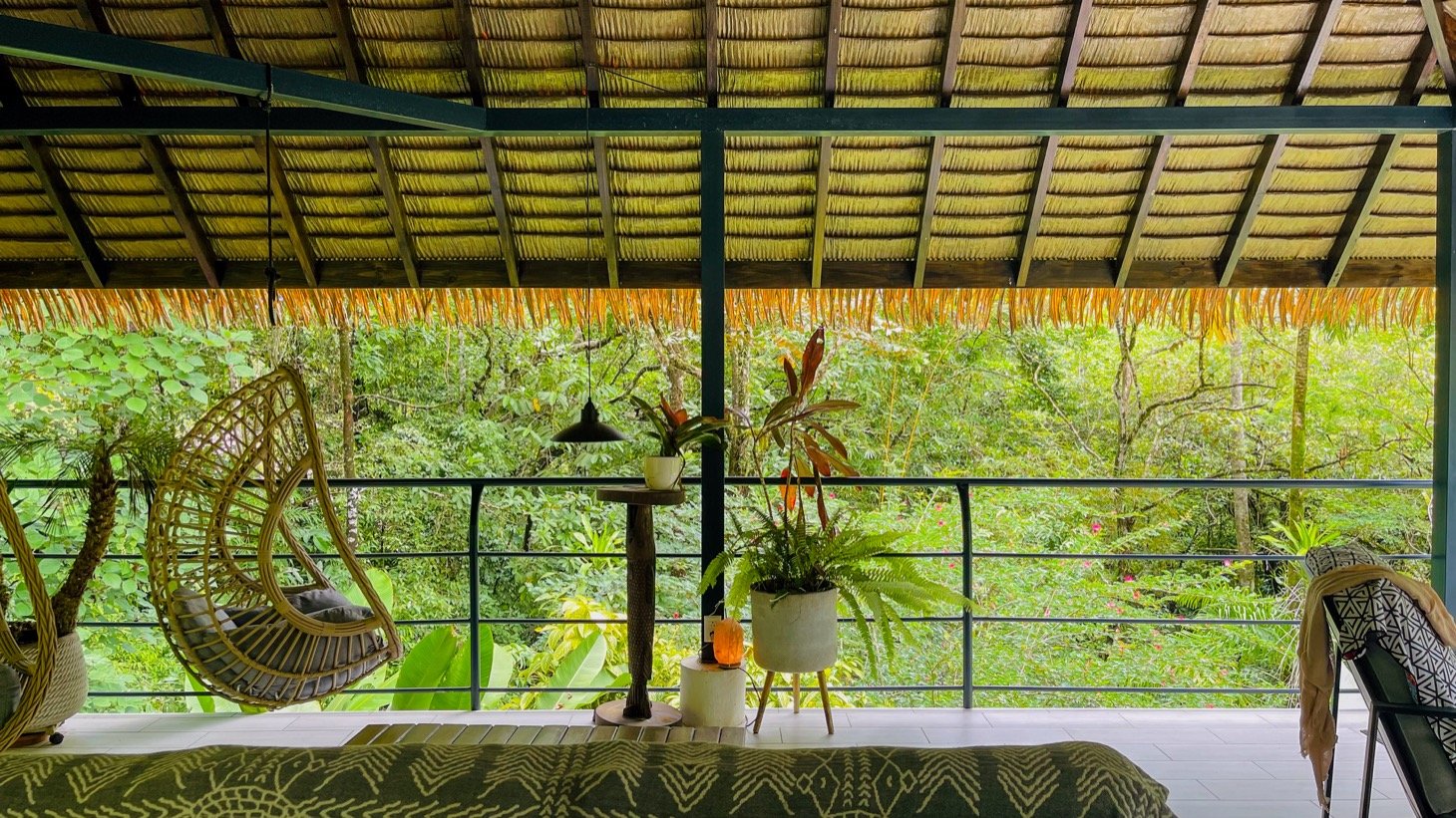 Modern House For Sale With Jungle View, Peaceful Stream, and Rental Cabins