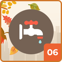 Fall maintenance task 06: faucet.