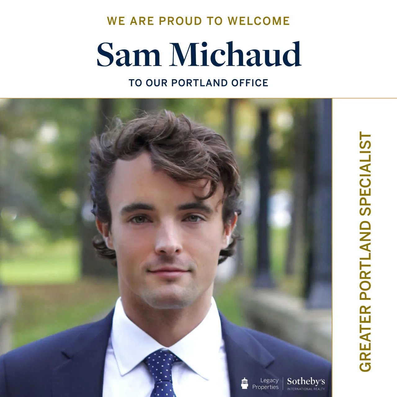 Portland Office Welcomes Sam Michaud