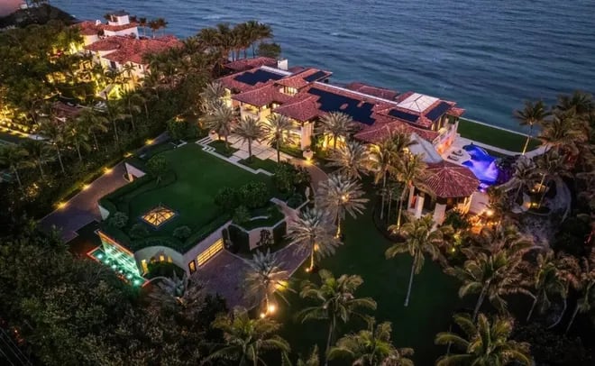 Furnished estate hits the market at $150 million in Manalapan, south of Palm Beach