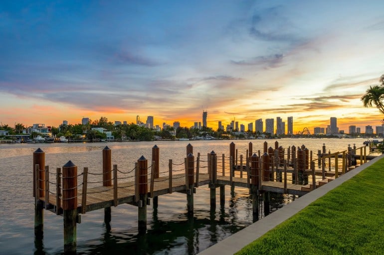 Waterfront Estate on Hibiscus Island Sells For $51.5 Million Setting New Record on Miami Beach's Palm and Hibiscus Island