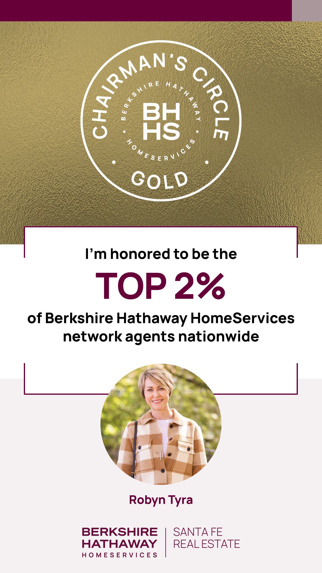 Top 2% of Berkshire Hathaway HomeServices in 2024