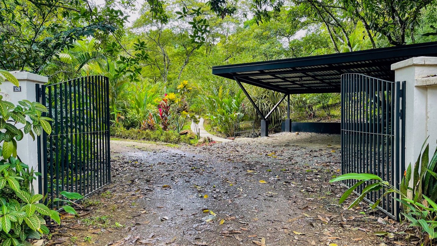 Modern House For Sale With Jungle View, Peaceful Stream, and Rental Cabins