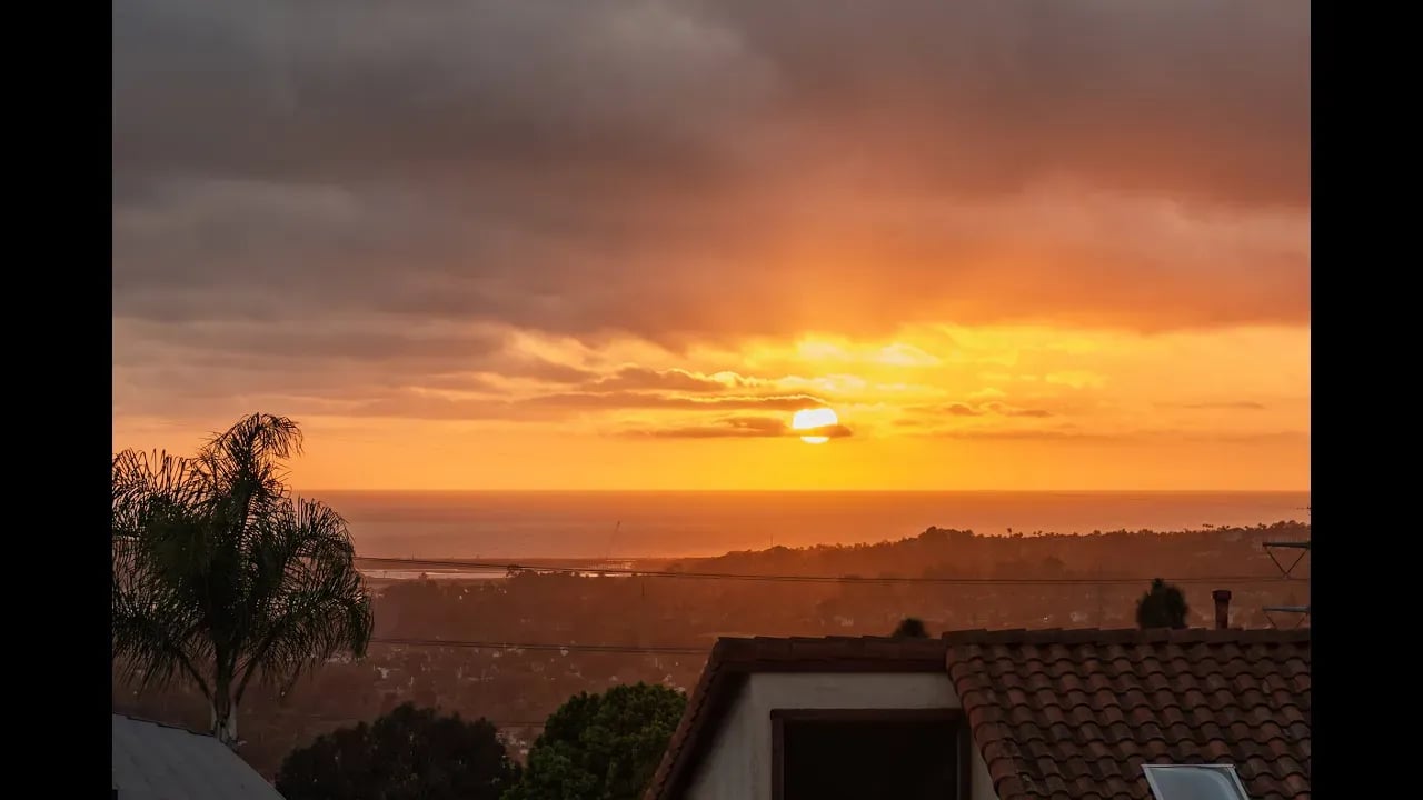 Sunset Ocean Views in North County!
