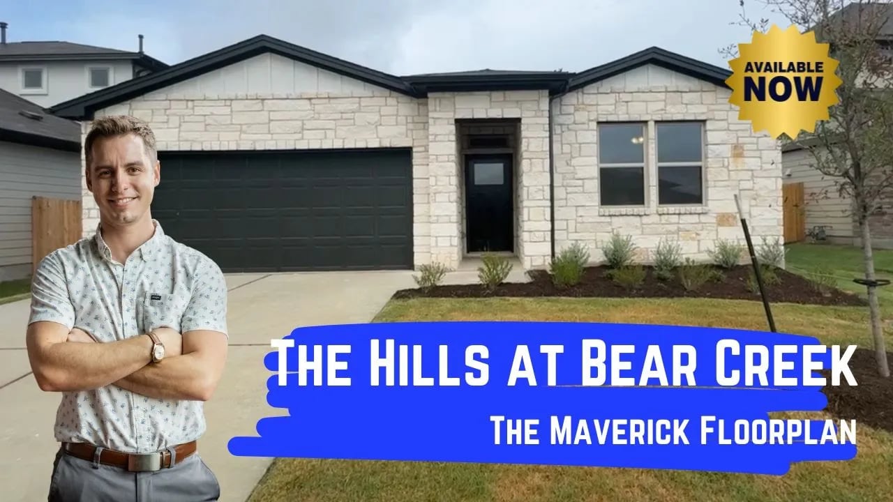 Milestone | The Hills at Bear Creek | Maverick | 2121 SF | 4 Bedrooms | 3 Bath | Manchaca | Texas