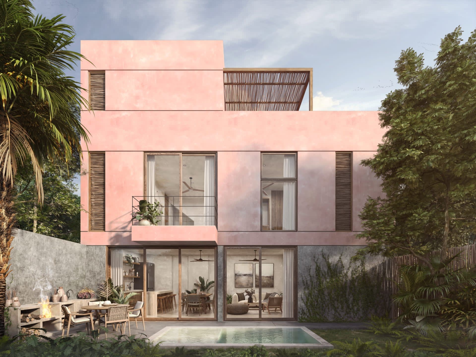 BOHO-STYLE TOWNHOUSE IN RESIDENTIAL COMPLEX WITH AMENITIES