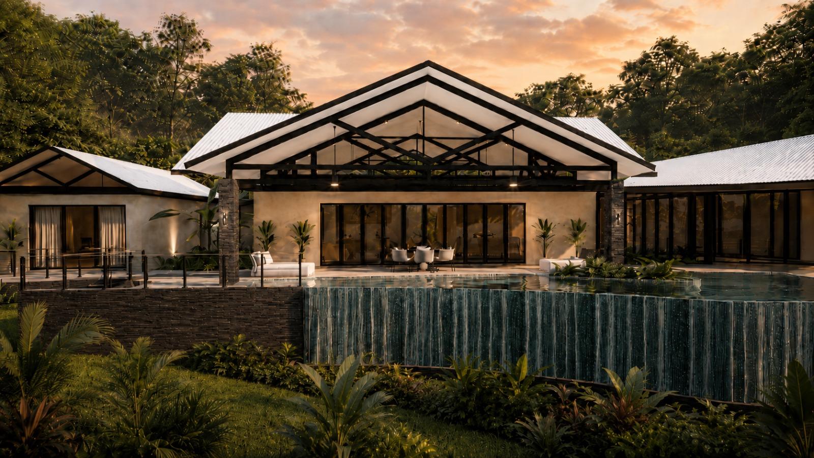 Lot 2 Little Pavones | Luxury Jungle Home with Casita and Infinity Pool Near Nosara, Costa Rica