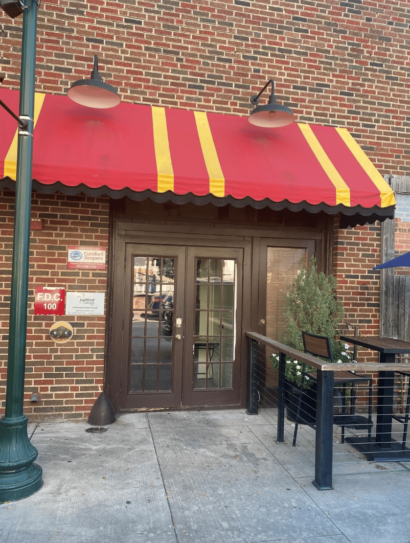 Storefront building located in Historic Downtown McKinney commercial district