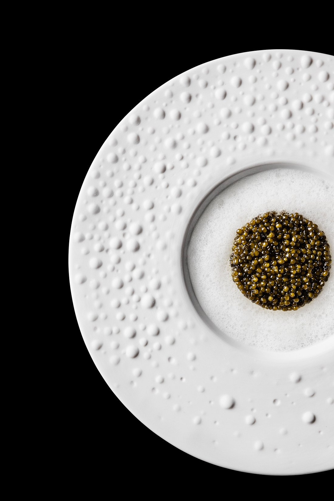Caviar dish from Addison, a top Michelin-starred restaurant featured in San Diego’s 2025 best restaurants guide