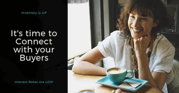 Interest Rates are LOW and Inventory is UP – It’s time to connect with your buyers!